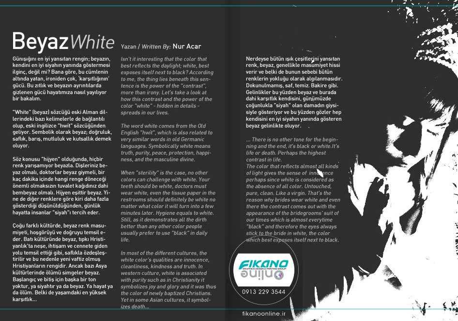 ایده های صفحه آرایی در سایت فیکانو آنلاین