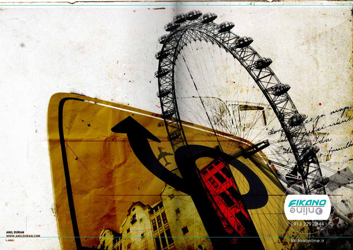 طراحی های خلاقانه و گرافیک های ترکیبی ایده های طراحی گرافیک - وب سایت فیکانو آنلاین www.fikanoonline.ir