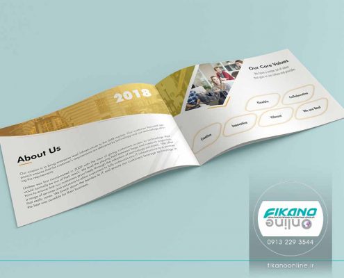 ایده های طراحی کاتالوگ - وب سایت فیکانو آنلاین www.fikanoonline.ir