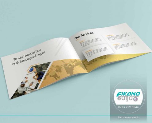 ایده های طراحی کاتالوگ - وب سایت فیکانو آنلاین www.fikanoonline.ir
