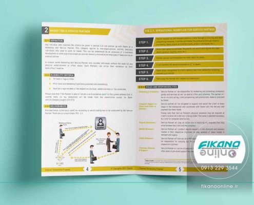 طراحی حرفه ای کاتالوگ زرد و خاکستری ایده های طراحی کاتالوگ - وب سایت فیکانو آنلاین www.fikanoonline.ir