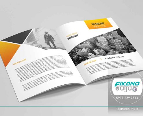 ایده های طراحی کاتالوگ - وب سایت فیکانو آنلاین www.fikanoonline.ir