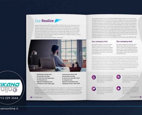 ایده های طراحی کاتالوگ - وب سایت فیکانو آنلاین www.fikanoonline.ir