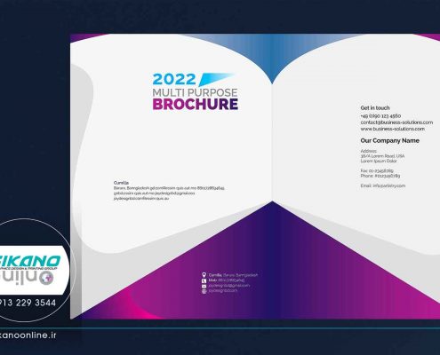 ایده های طراحی کاتالوگ - وب سایت فیکانو آنلاین www.fikanoonline.ir