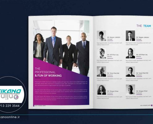ایده های طراحی کاتالوگ - وب سایت فیکانو آنلاین www.fikanoonline.ir