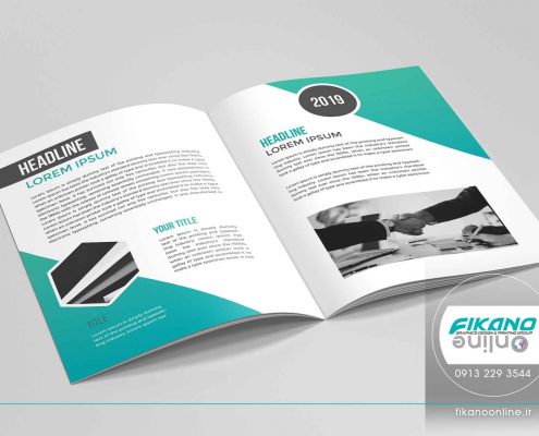 ایده های طراحی کاتالوگ - وب سایت فیکانو آنلاین www.fikanoonline.ir
