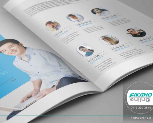 طراحی کاتالوگ ساده و خلوت ایده های طراحی کاتالوگ - وب سایت فیکانو آنلاین www.fikanoonline.ir