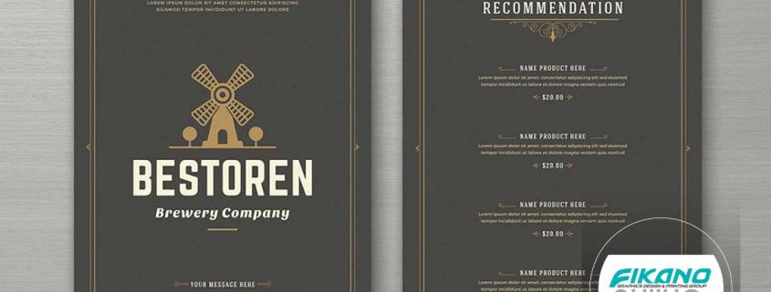 ایده های طراحی منو لیست قیمت - وب سایت فیکانو آنلاین www.fikanoonline.ir