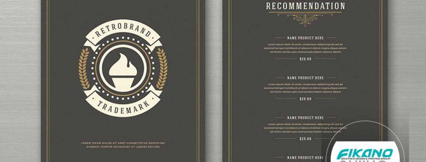 ایده های طراحی منو لیست قیمت - وب سایت فیکانو آنلاین www.fikanoonline.ir