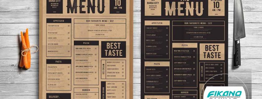 ایده های طراحی منو لیست قیمت - وب سایت فیکانو آنلاین www.fikanoonline.ir