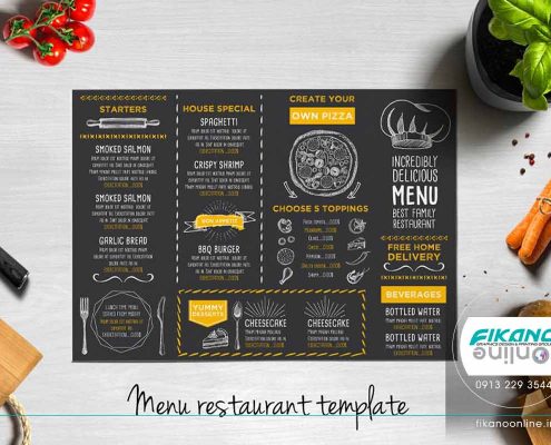 ایده های طراحی منو لیست قیمت - وب سایت فیکانو آنلاین www.fikanoonline.ir