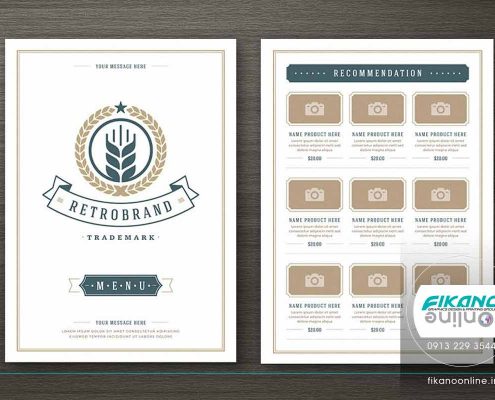 ایده های طراحی منو لیست قیمت - وب سایت فیکانو آنلاین www.fikanoonline.ir