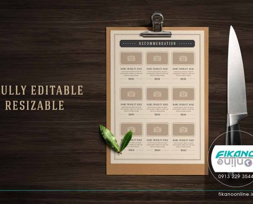 ایده های طراحی منو لیست قیمت - وب سایت فیکانو آنلاین www.fikanoonline.ir
