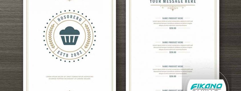 ایده های طراحی منو لیست قیمت - وب سایت فیکانو آنلاین www.fikanoonline.ir