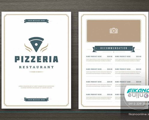 ایده های طراحی منو لیست قیمت - وب سایت فیکانو آنلاین www.fikanoonline.ir