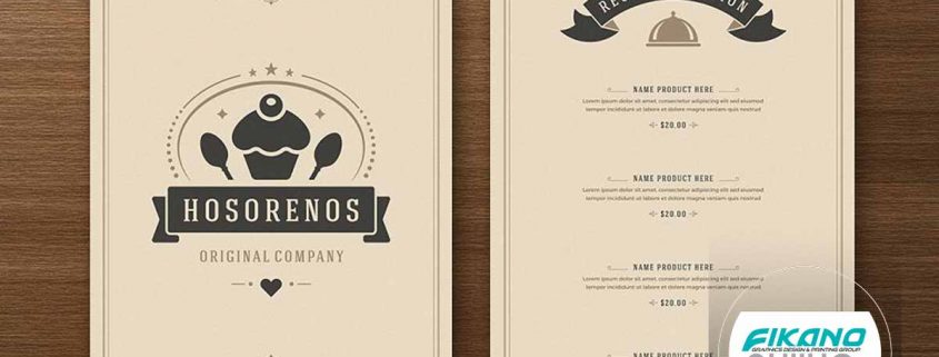 ایده های طراحی منو لیست قیمت - وب سایت فیکانو آنلاین www.fikanoonline.ir