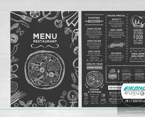ایده های طراحی منو لیست قیمت - وب سایت فیکانو آنلاین www.fikanoonline.ir