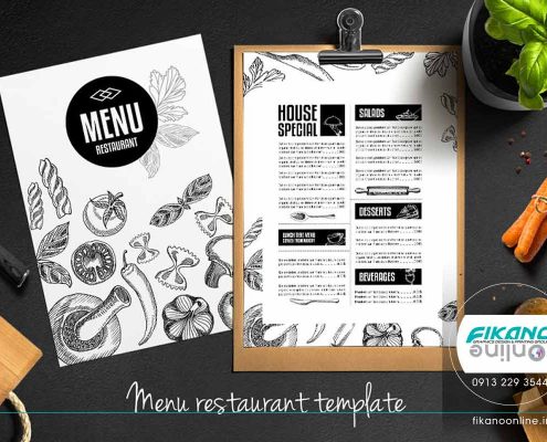 ایده های طراحی منو لیست قیمت - وب سایت فیکانو آنلاین www.fikanoonline.ir