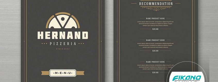 ایده های طراحی منو لیست قیمت - وب سایت فیکانو آنلاین www.fikanoonline.ir