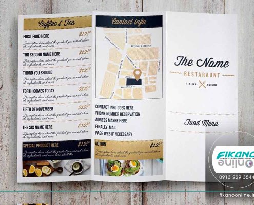 ایده های طراحی منو لیست قیمت - وب سایت فیکانو آنلاین www.fikanoonline.ir