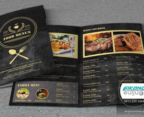 ایده های طراحی منو لیست قیمت - وب سایت فیکانو آنلاین www.fikanoonline.ir