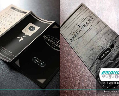 نمونه منوی جذاب ایده های طراحی منو لیست قیمت - وب سایت فیکانو آنلاین www.fikanoonline.ir