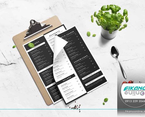 ایده های طراحی منو لیست قیمت - وب سایت فیکانو آنلاین www.fikanoonline.ir