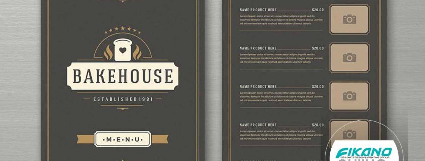 ایده های طراحی منو لیست قیمت - وب سایت فیکانو آنلاین www.fikanoonline.ir