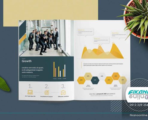 ایده های طراحی کاتالوگ - وب سایت فیکانو آنلاین www.fikanoonline.ir