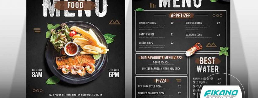 ایده های طراحی منو لیست قیمت - وب سایت فیکانو آنلاین www.fikanoonline.ir