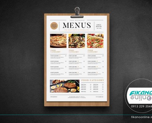 ایده های طراحی منو لیست قیمت - وب سایت فیکانو آنلاین www.fikanoonline.ir