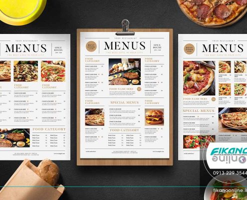 ایده های طراحی منو لیست قیمت - وب سایت فیکانو آنلاین www.fikanoonline.ir
