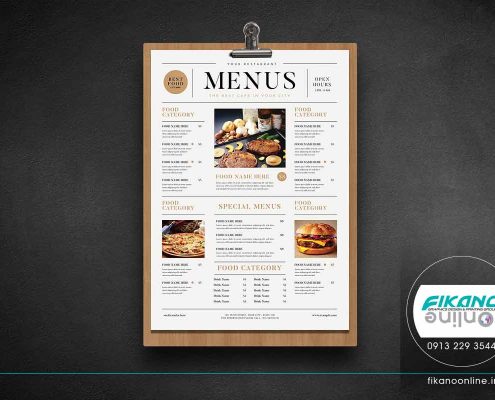 ایده های طراحی منو لیست قیمت - وب سایت فیکانو آنلاین www.fikanoonline.ir