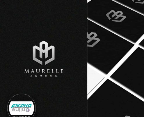 طراحی آرم با حرف m