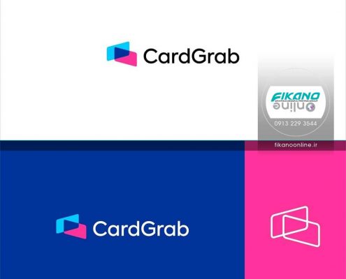 طراحی خلاق لوگو با اشکال هندسی