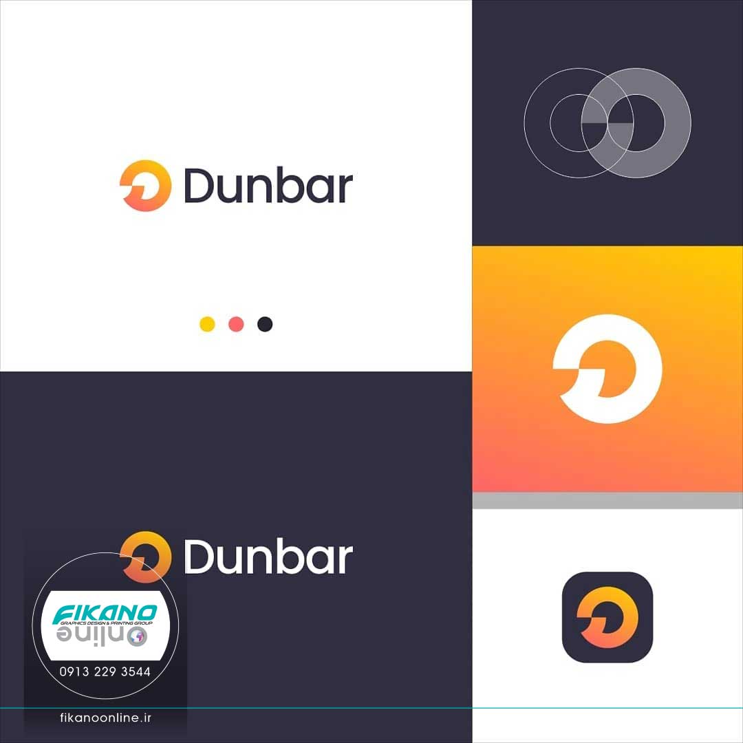 طراحی لوگو گرد