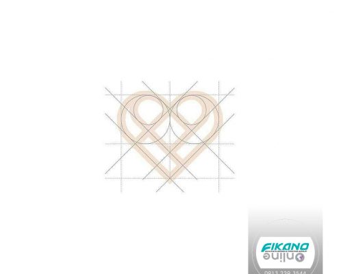 طراحی فرم قلب در لوگو