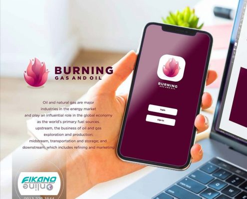 ایده لوگو با شعله آتش