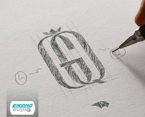 طراحی لوگو با حروف