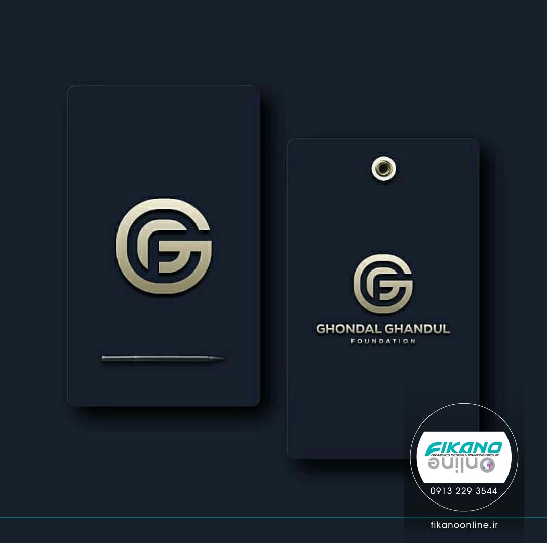 طراحی لوگو گرد با حرف G