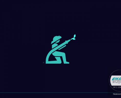 ایده طراحی لوگو آتشنشان