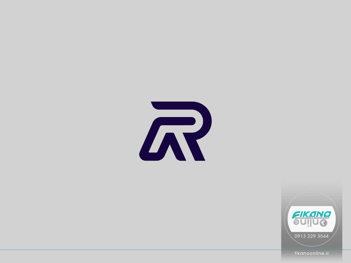 ایده طراحی لوگو R