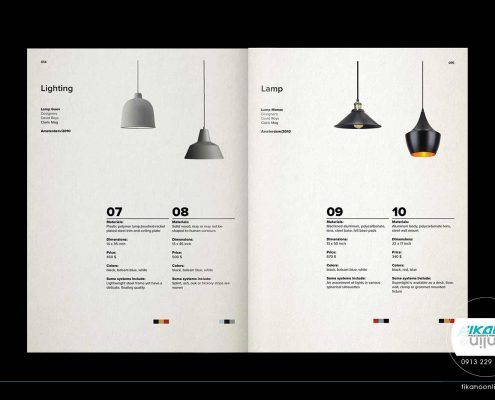 کاتالوگ محصول مبلمان و صندلی